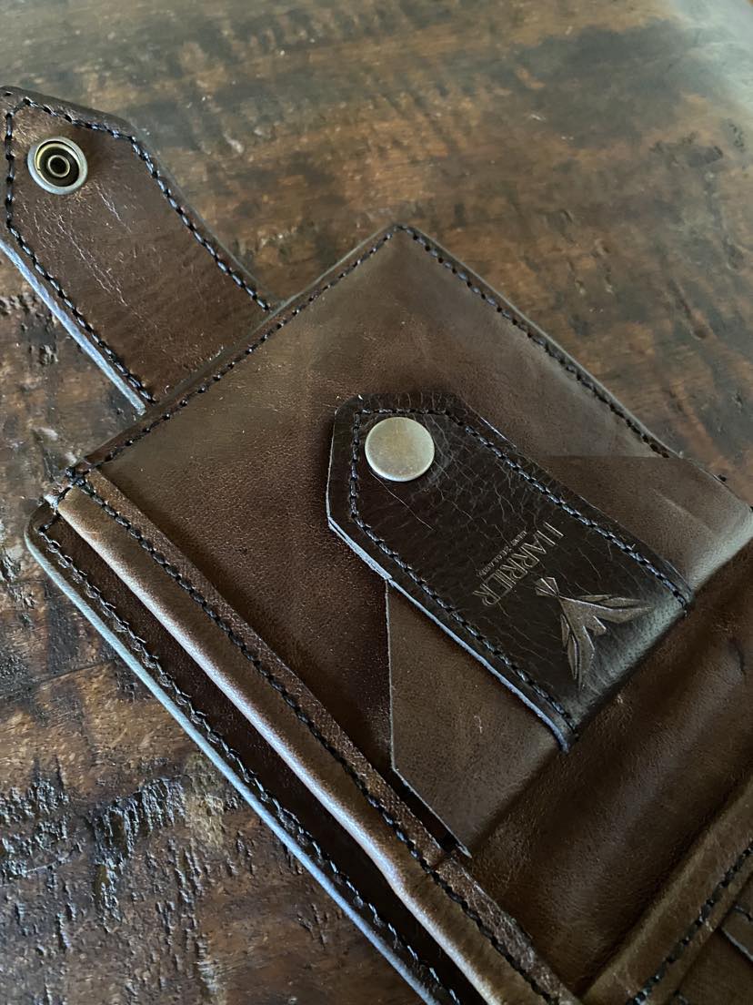Tan coin pocket