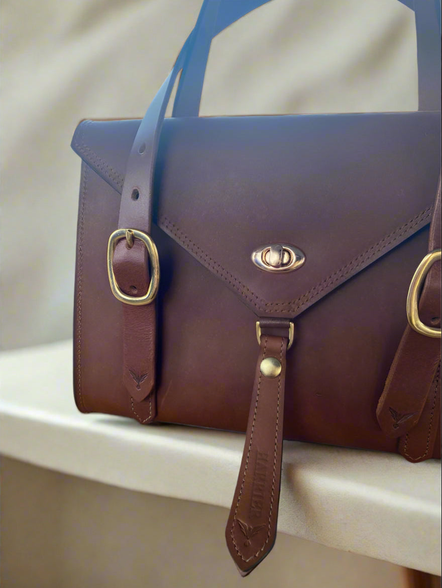 Scotch NZ leather on gold hardware