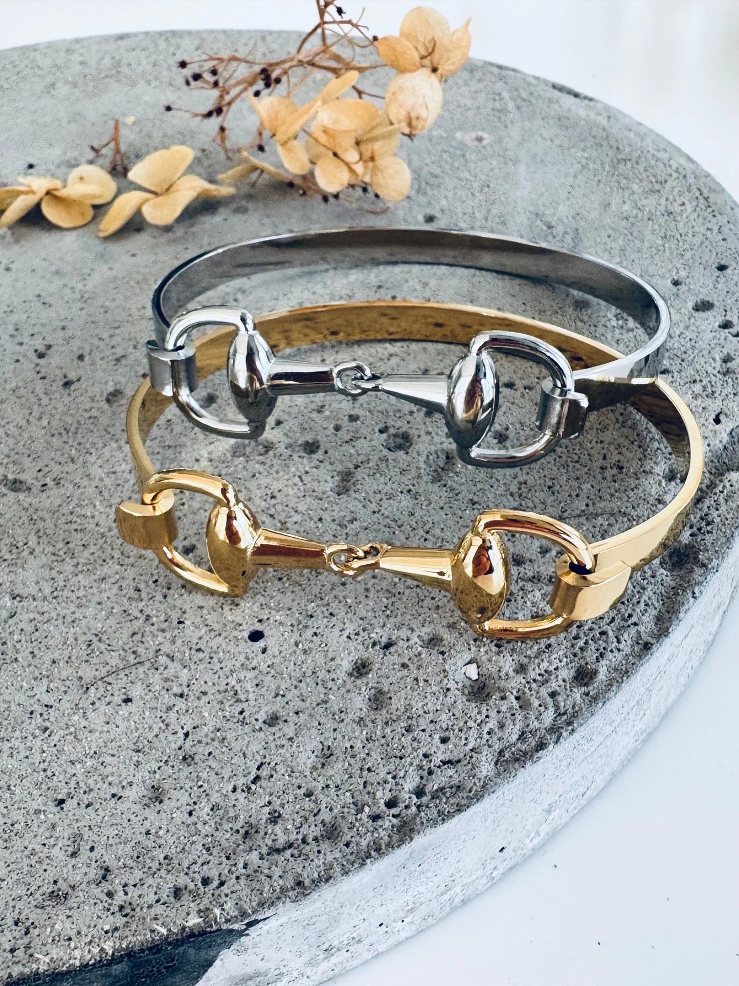 Hypoallergenic Stainless Steel Bit Bracelet