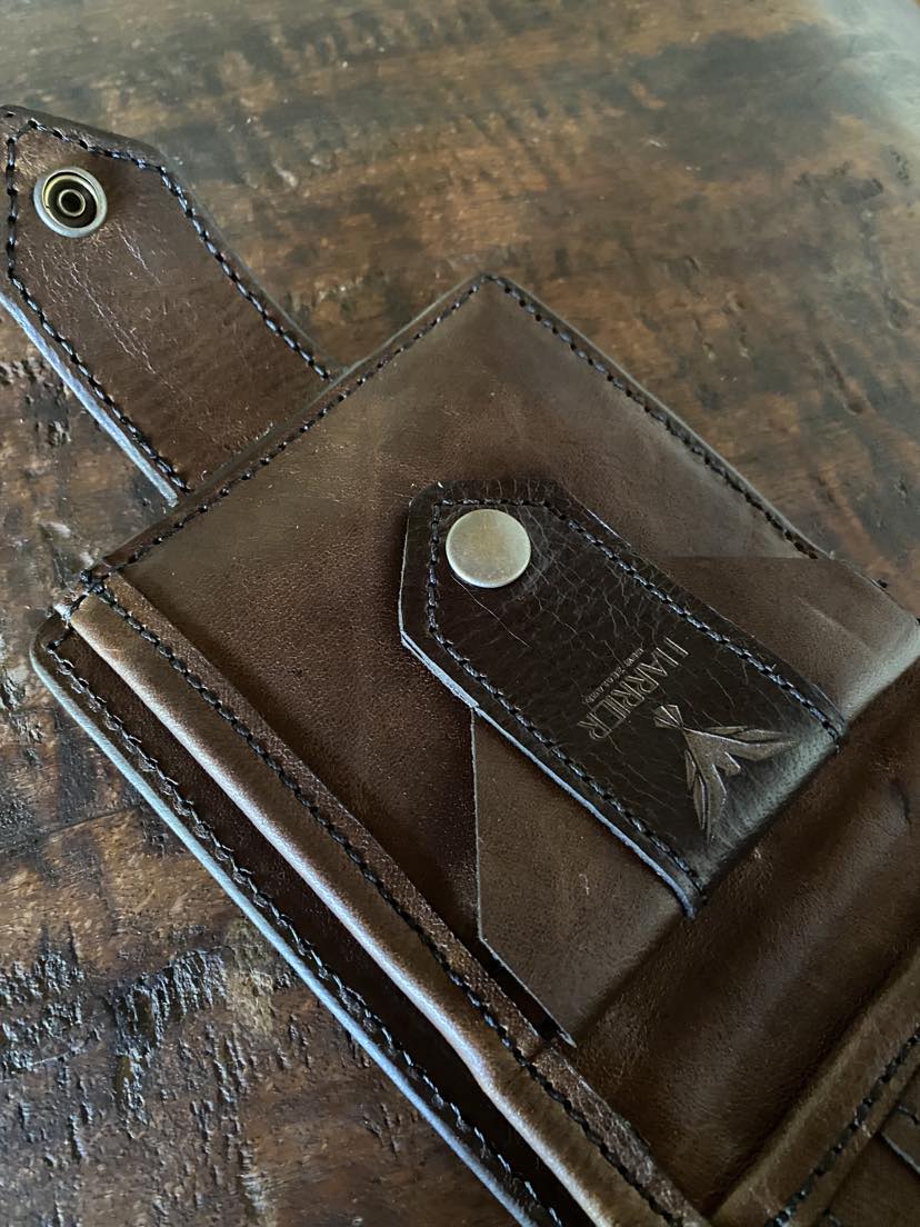 Tan coin pocket 