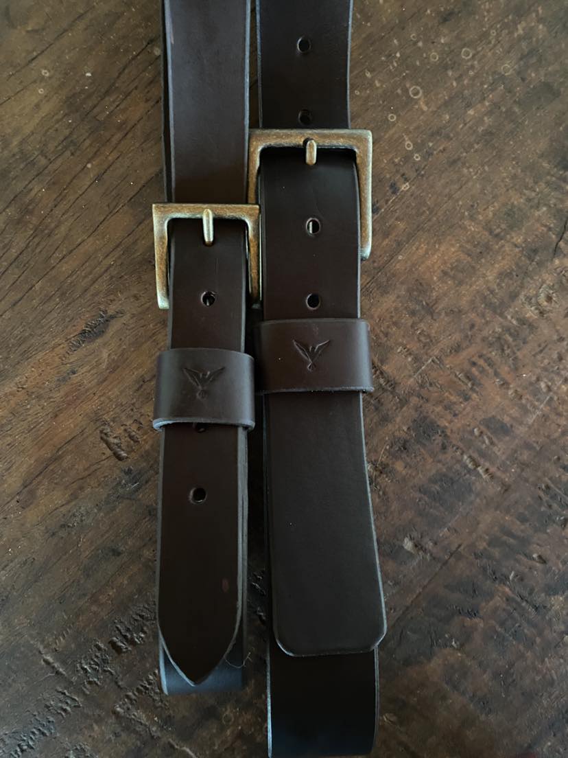 Luxury Italian Leather Belt Men's 42mm
