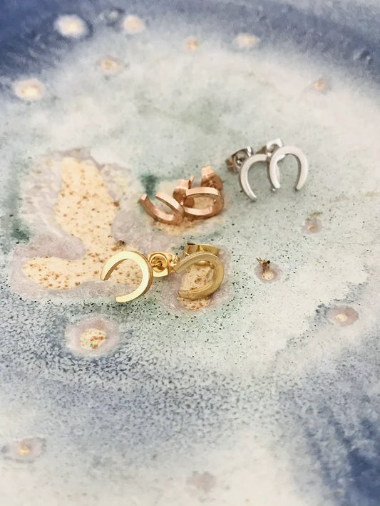 Horseshoe Stud Earrings