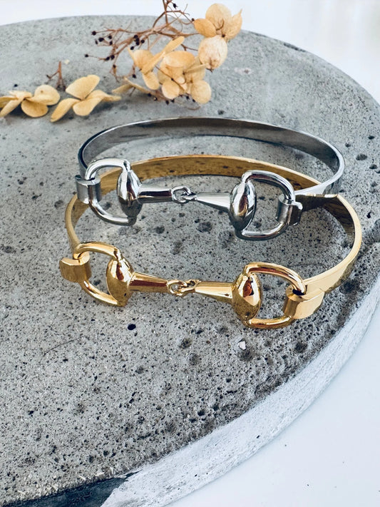 Hypoallergenic Stainless Steel Bit Bracelet