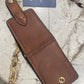 Scotch NZ leather with gold dome and gold money clip.
