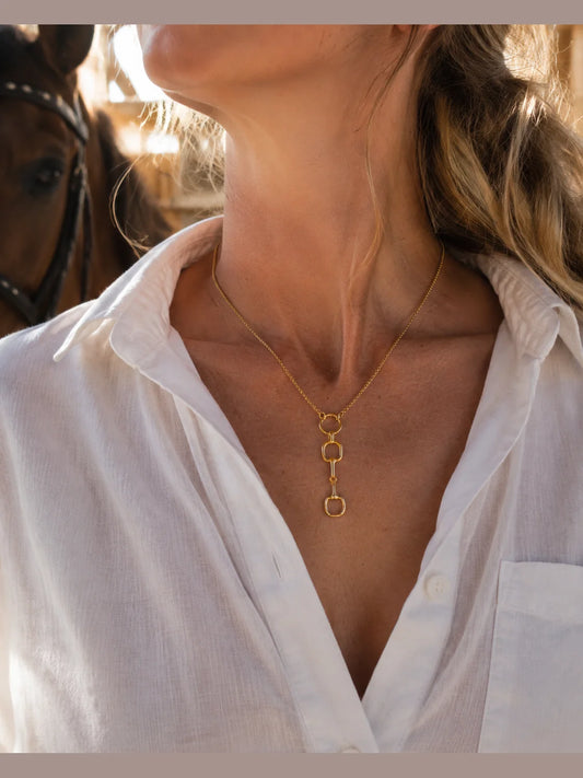 Bit Spring Clasp Necklace