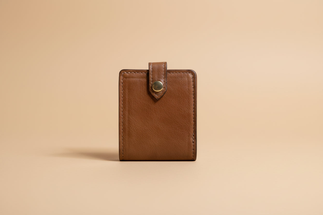 New Zealand leather wallet. Outside. 