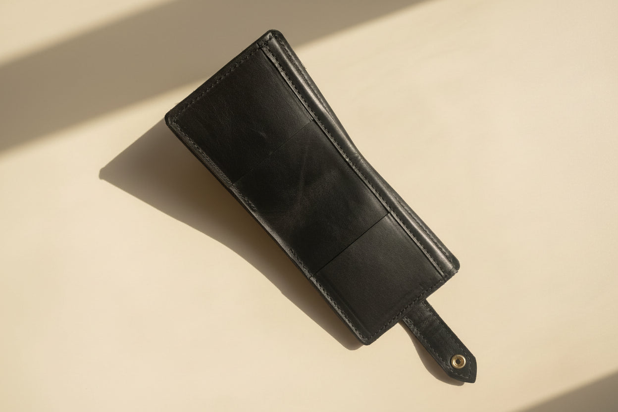 New Zealand Leather Clive Wallet, Inside.