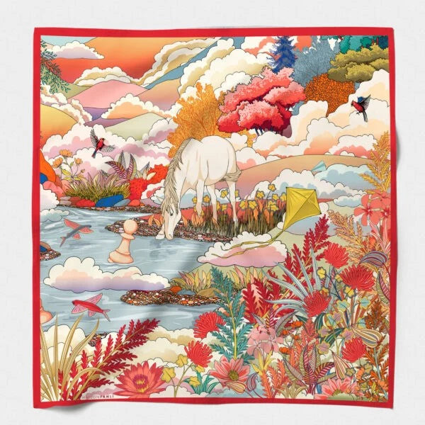 Enchanted Horse Red 