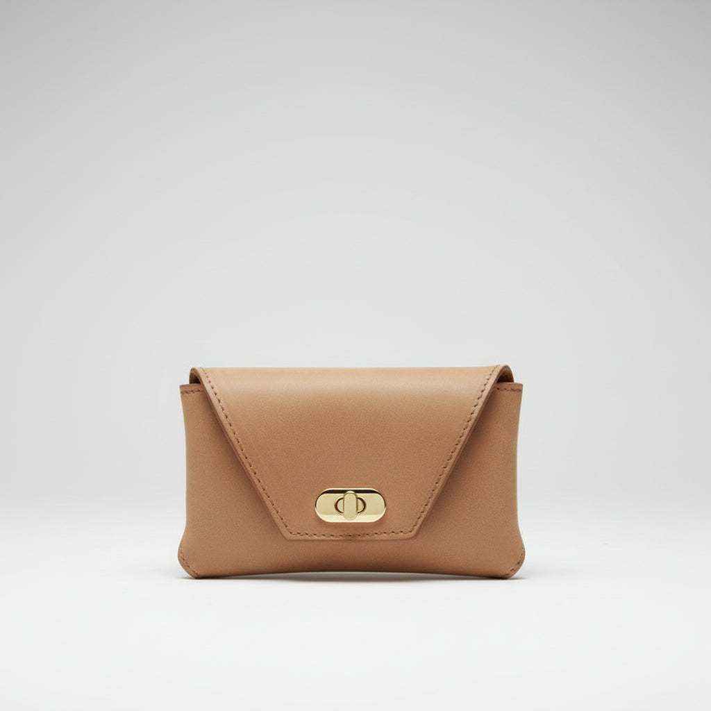 Fawn NZ Leather with Gold Hardware belt bag. 