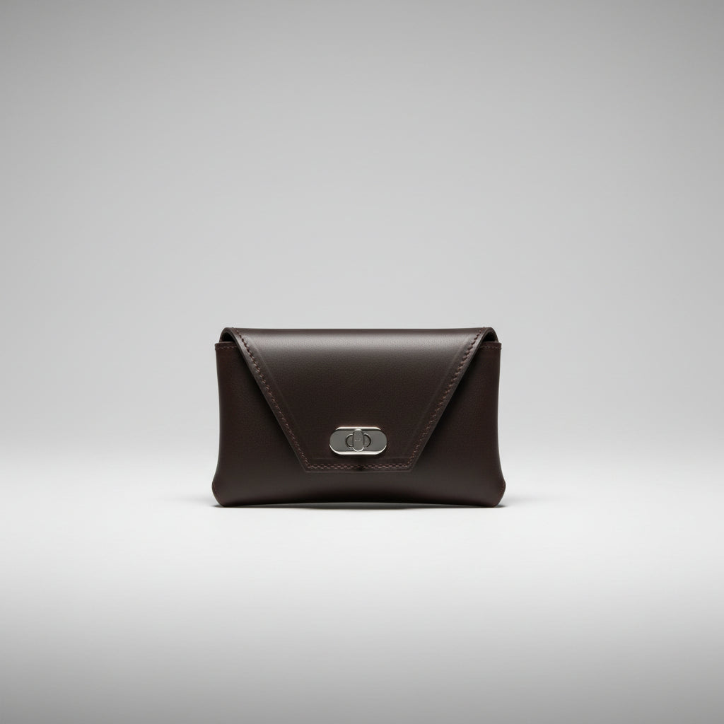 Havana NZ Leather with Silver Hardware belt bag. 