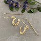 Horseshoe Drop Earrings