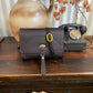 Havana NZ leather with gold hardware 
