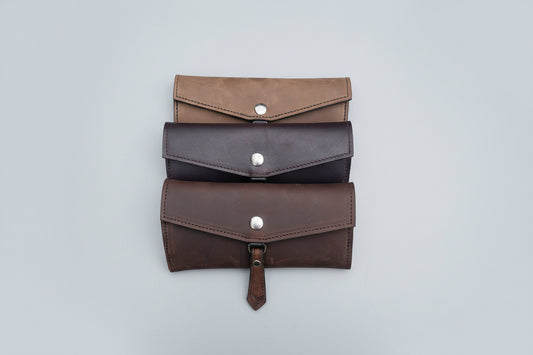 Ladies Wallet, Fawn, Havana and Walnut 