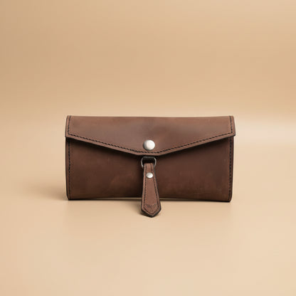 Ladies Wallet, Fawn, Front View