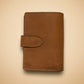 New Zealand Leather Passport holder in scotch 