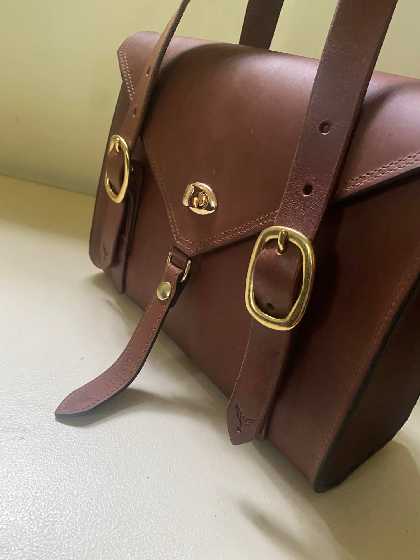 Scotch NZ leather with gold fittings 