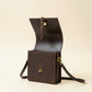 Walnut NZ leather Duchess Day tripper, inside view. 