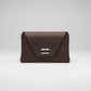 Walnut NZ Leather with Silver Hardware belt bag 