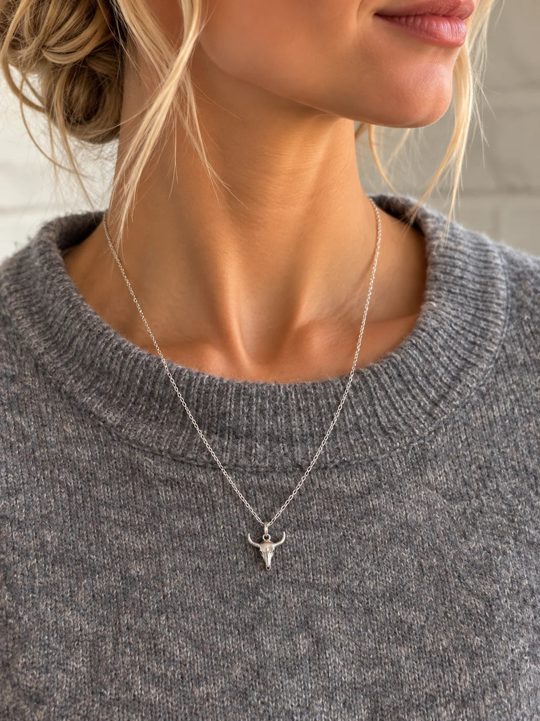 Longhorn Bull Necklace